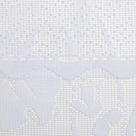 Tulle to the kitchen without curtain tape, 70 x 145 cm, white color, 100% polyester-2