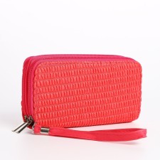 Women's wallet with lightning, pink color