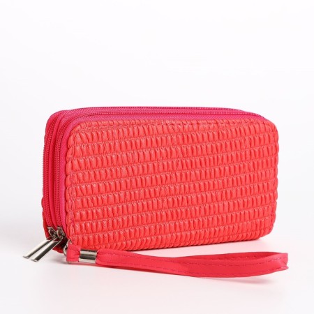 Women's wallet with lightning, pink color
