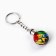 Keychain for keys with a flashlight "cat", 4 x 2 cm