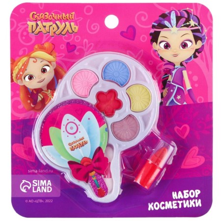 A set of cosmetics, shadows 5 colors, lip gloss "Alenka and Varya", a fabulous patrol-1