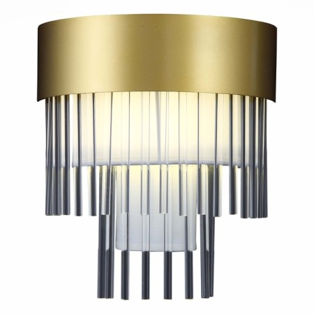 Sconces st. SL1352.201.01. Aversa. 1x40 W, E14, 26x30 cm, golden color-5
