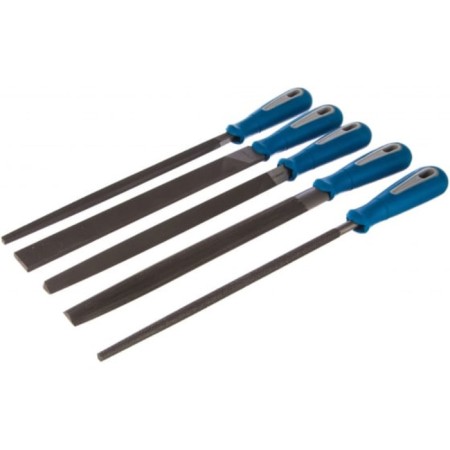 Set of Files Zubble 16651-25-H5, metal, No. 2, 250 mm, 5 pcs.