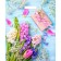 Package "Bright Hyacinths", polyethylene, with a cut pen, 38 x 45 cm, 60 μm