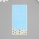 Stick Paper Gratitude "Chamomile and Sky" set of 50 pcs 10x5 cm