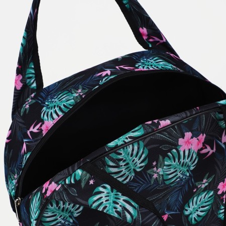 Road bag with lightning, black/green color-2