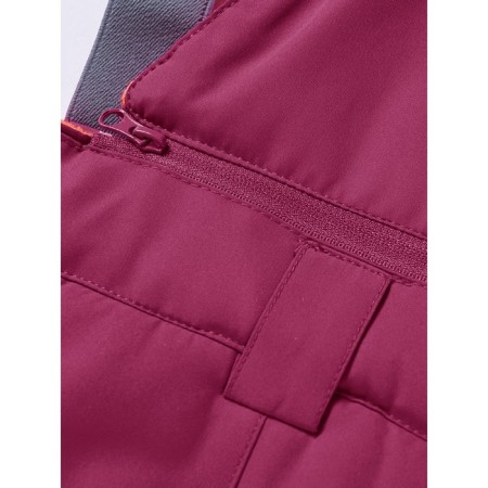 Ski costume for a girl, height 110 cm, burgundy color-17
