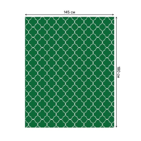 The tablecloth “Classic ornament”, rectangular, Saten, size 145x180 cm-1