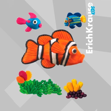 Plasticine 16 colors, 216 g, Erichkrause "Kids Space Animals", with a glass, in cardboard packaging-11