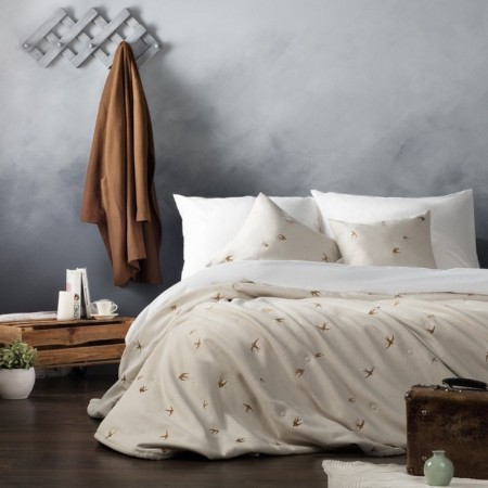 Set "Prime": a bedspread 160 x 220 cm, pillowcase 40 x 40 cm - 2 pcs, bronze color-1