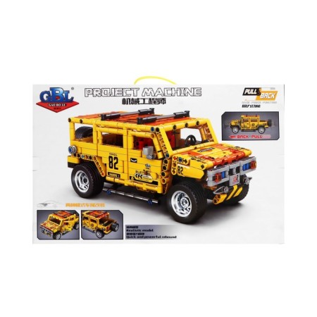 Designer inertial "SUV", collectible model, 642 parts-5