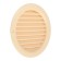Ventilation grate Zein, D = 125 mm, round, with a grid, a flange, a stiff, elephant. bone