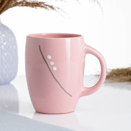 Mug "Festive" 0.4l / 11.5x9.5cm, marshmallow-1