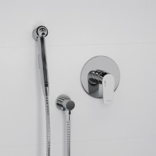Fixer for the bidet Wasserkraft A06156, with a hygienic shower, a hose 100 cm, brass, chrome