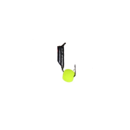 Mormyshka column black, red eye + ball lime, weight 0.4 g-1