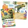 Set 3 in 1 "Dinosaurus Rexi": 3 books, puzzle, soft toy