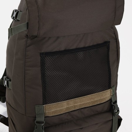 Tourist backpack, TAIF, 65 l, lightning department, 3 outer pockets, olive color-7