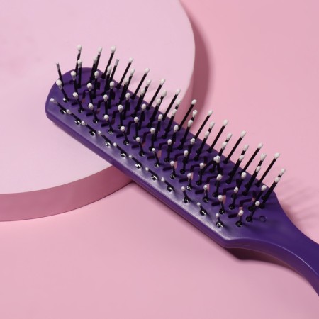 The comb is massage, ventilated, 3 × 21 cm, packing 12 pcs, color mix-3