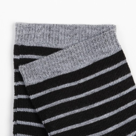 Children's socks, black color, rr 22-24-1