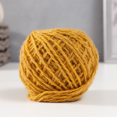 Acryl yarn 100% acrylic, 100m/40 ± 5 g (mustard)