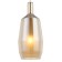 Suspension lamp ELADIN 1x27 40W, size 14x14x35.5-185 cm, bronze color