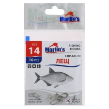 Hook Marlin’s bream Cristal Ni No. 14, 10 pcs.