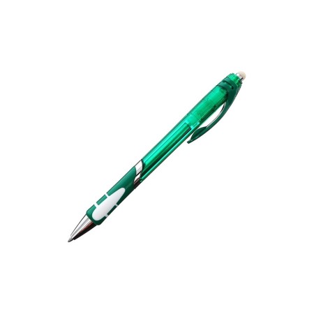 Ballic handle with erased ink, line 0.8 mm, automatic, blue rod, tinted body with a rubber holder-2