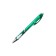 Ballic handle with erased ink, line 0.8 mm, automatic, blue rod, tinted body with a rubber holder