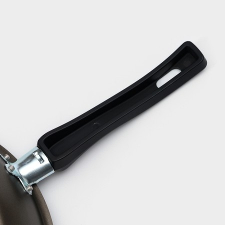 Pan “Classic Atlas”, D = 26 cm, plastic handle, glass cover, anti -stick coating, black color-5
