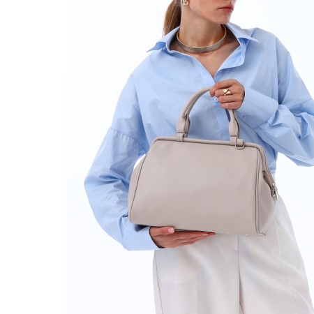 Women's bag Textura, bag, large size, beige color-7