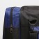 Road bag with lightning, 3 outer pockets, long belt, black/blue color