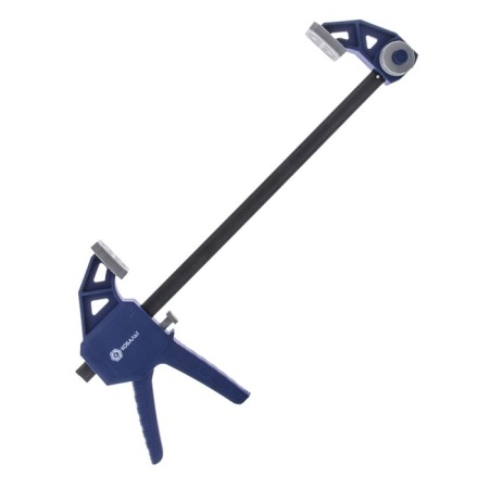 Cobalt clamps 244-728, pistol, fast-sounding, 300 mm, 100 kgf, 0.65 kg, nylon, nylon