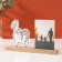 Photo frame wood, acrylic 10x15 cm "Lama with a lover" 4x27.3x14 cm