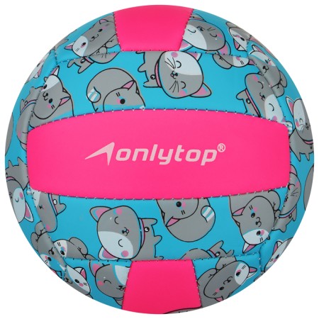 Volleyball ball Onlytop "Kitheka", PVC, machine stitches, 18 panels, p. 2-9