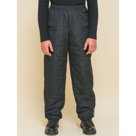 Pants for boys, height 146 cm, black color-1