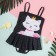 Children's swimsuit KAFTAN "Cat", height 110-116 (32), black