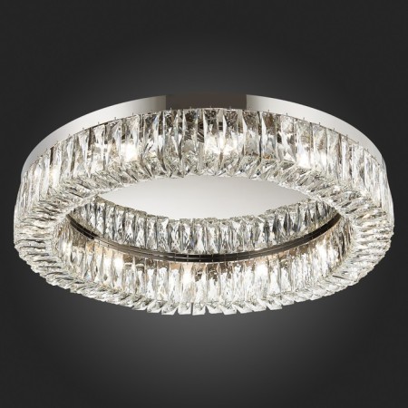 Ceiling Ceiling ST LUCE. SL1226.102.12. Rifrazio. 12x40 W, E14, 81.5x81.5x15 cm, Nickel color-7