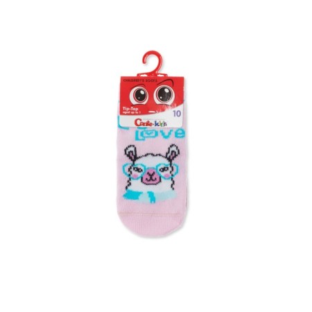 Anti-slip children's socks with Conte Kids Tip-Top, size 10, light pink color-1