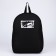 Backpack school textile "anime", 38x14x27 cm, black color