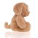 Soft gulliver toy "puppy", beige color, 23 cm