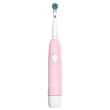 Electric toothbrush Pioneer TB-1021, children's, 1 interchangeable nozzle, pink color with white 94105