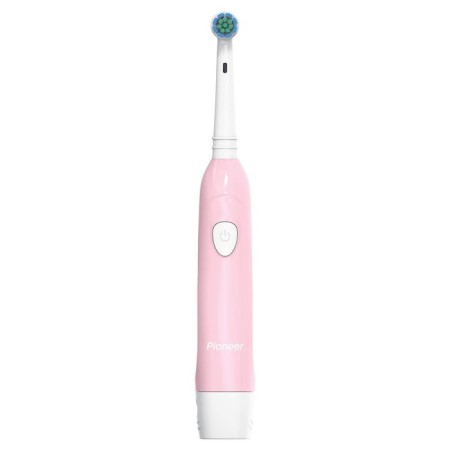 Electric toothbrush Pioneer TB-1021, children's, 1 interchangeable nozzle, pink color with white 94105