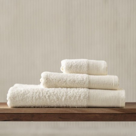 Terry towel Pasionaria "Play", 450 g, size 30x50 cm, white color