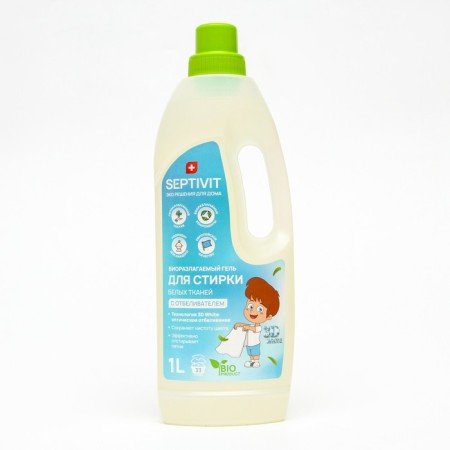 Septivit washing gel for white fabrics, 1 liter