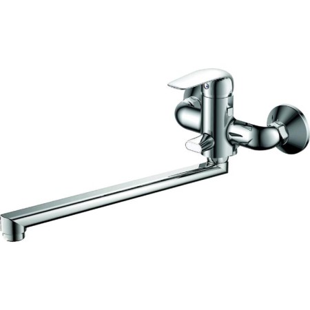 Bath mixer rush fiji fi1835-51, single-leaf, long spout, chrome