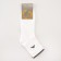 Male socks, white color, size 27-29
