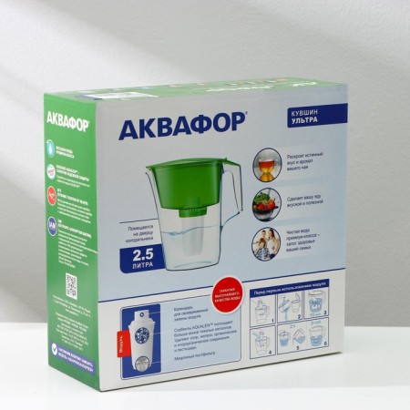 Aquaphor-Ultra filter-kuvshin, 2.5 l, blue color-10