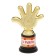 The award figure "You are smart", five, cup, plastic, gold, 10.5 x 6.5 cm.