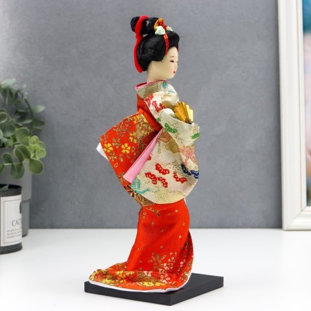 Collective doll "Geisha with fan" MIX 27x9.5x9.5 cm-3