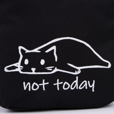 Bag not Today, 15x3x20, lightning departure, belt lengths, black-3